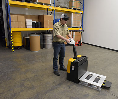 Electric Pallet Truck with Single Fork
