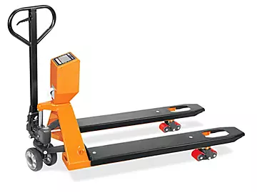 ميزان Uline عربة بالت مع شوكة الطابعة القياسية 48 X 27 5000 رطل × 1 رطل