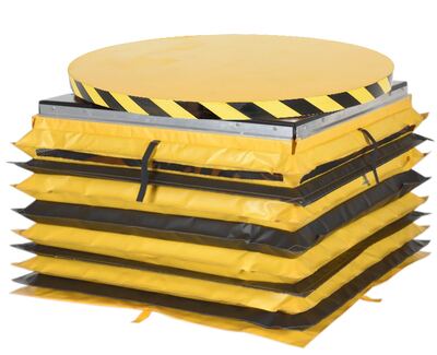 Angetriebener Hubtisch mit manueller Drehung