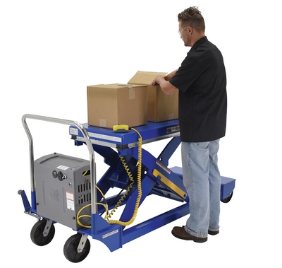 محمول طاولات رفع مقصية