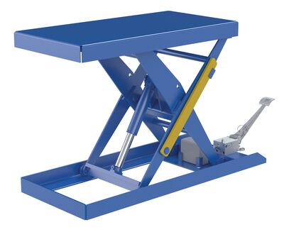 Foot Pump & Powered Scissor Lift Tables
