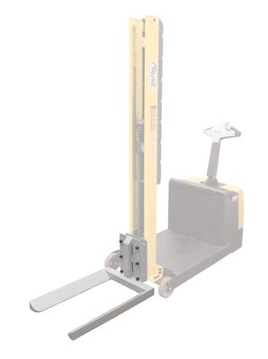 العداد المتوازن الضيق رافعة تكديس مع ملحقات متعددة الاستخدام