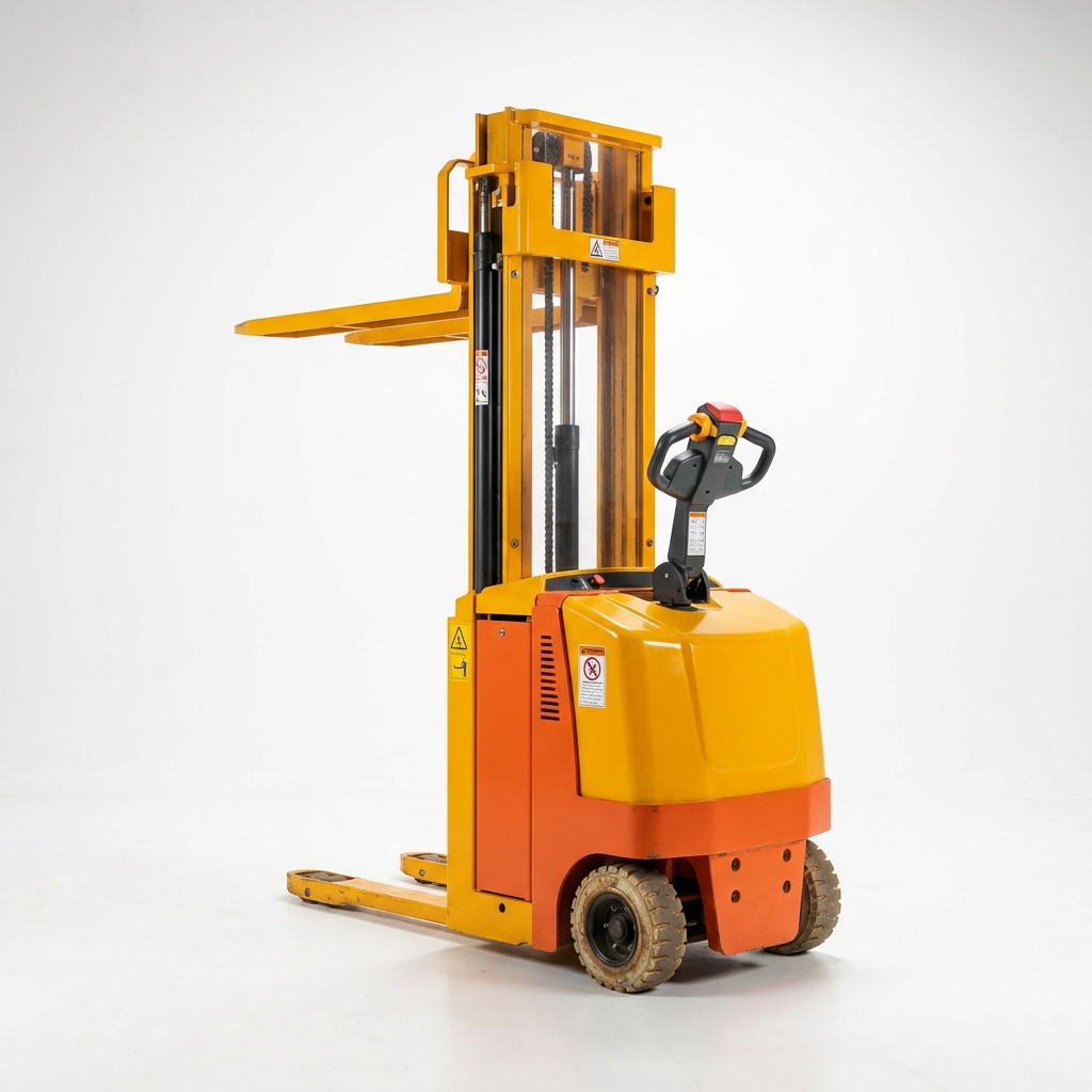 1-3T رافعة شوكية يدوية محمولة ذاتية التحميل رافعة تكديس رافعة شوكية هيدروليكية